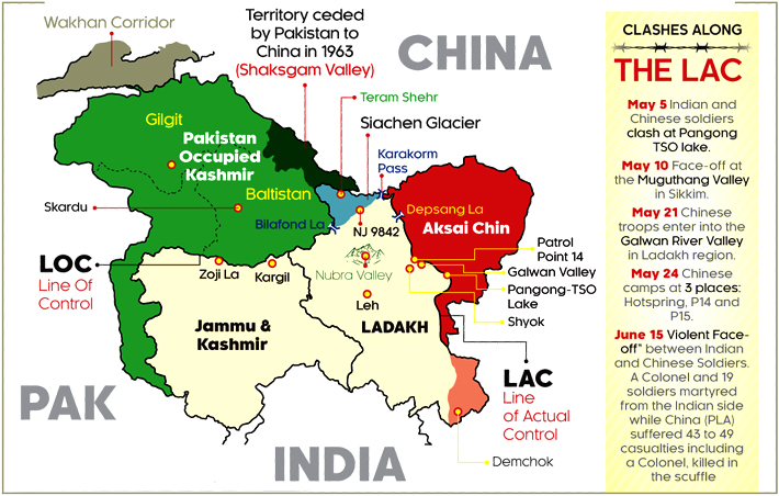Facts that Led to the Creation of Pakistan Occupied Kashmir (West of LOC) &  China Occupied Kashmir (East of LAC)